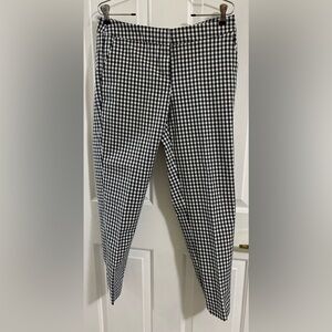 DONNA RICCO .. WOMENS Black and White Checkered Pants